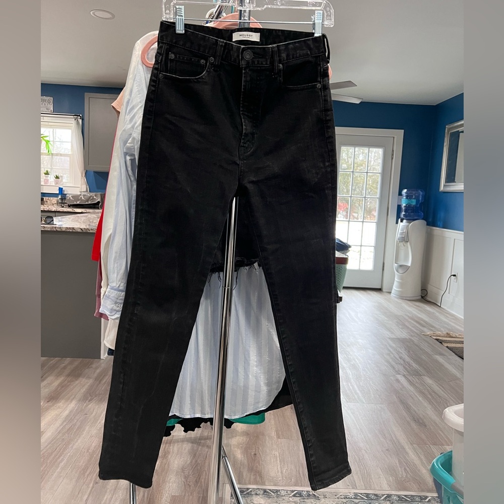 Moussy Black High-Rise Skinny Jeans